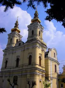 Вінниця. Костел домініканського монастиря (1758-1765). Зараз - православний Свято-Преображенський собор.