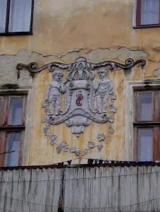 Дрогобич. Фасад старовинного будинку на вул. Стрийській.