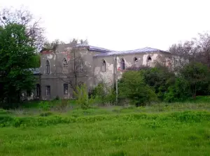 Люботин. Палац князів Святополк-Мирських, 1840-ві.