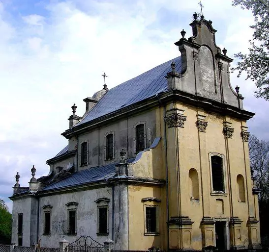 Наварія. Вознесенський костел, 1740-1760, арх. Бернард Меретин.