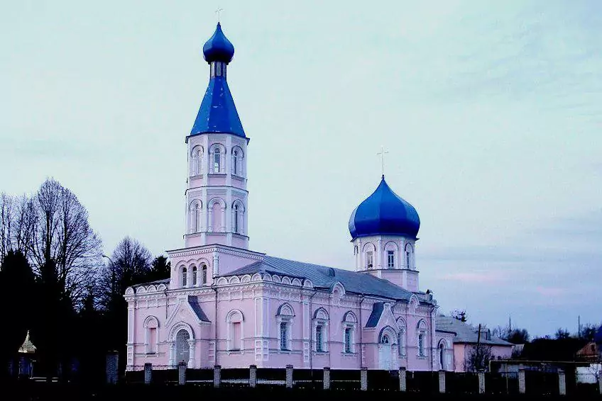 Жмеринка. Миколаївська церква, 1904, арх. Федір Вержбицький.